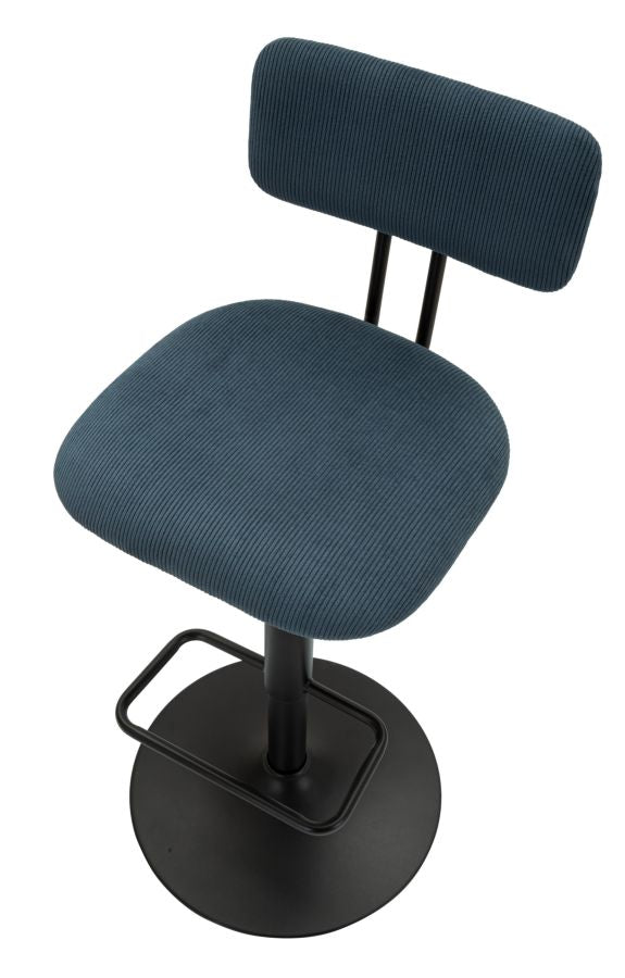 Verstellbarer Barhocker Navy im Retro-Stil 41x47,5x85-106,5 cm (Sitzhöhe 61-83 cm)