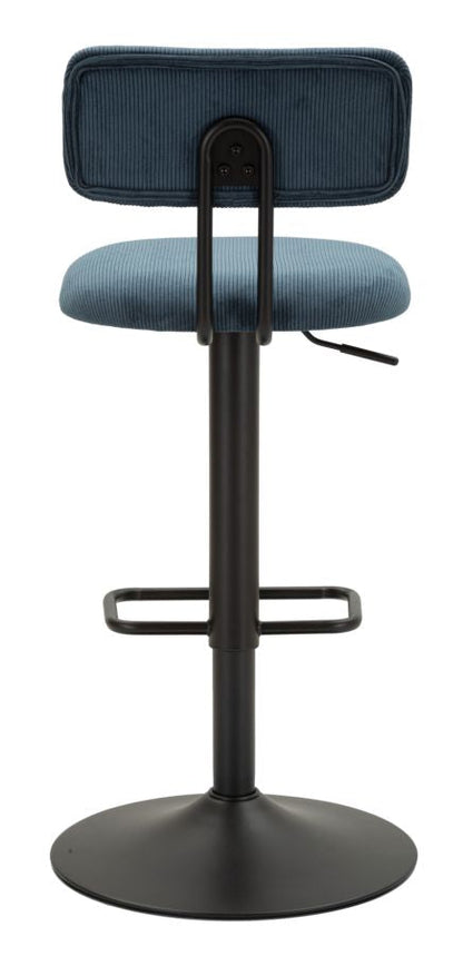 Verstellbarer Barhocker Navy im Retro-Stil 41x47,5x85-106,5 cm (Sitzhöhe 61-83 cm)