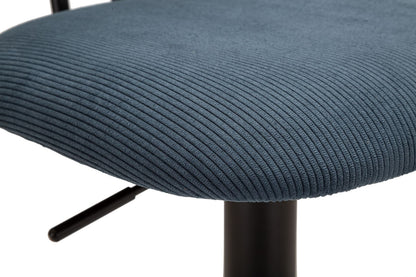 Verstellbarer Barhocker Navy im Retro-Stil 41x47,5x85-106,5 cm (Sitzhöhe 61-83 cm)