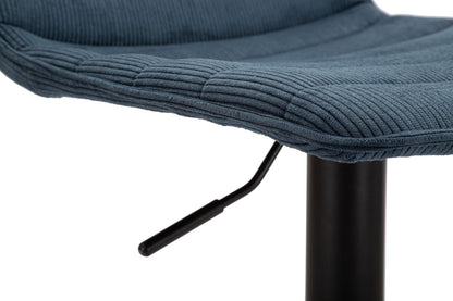 Sgabello Bar Alta Navy con Regolazione di Altezza - cm 43x49,5x85,5-107 (seduta cm 61-82,5)