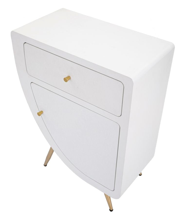 Nachttisch Hoch Venus Design Retro cm 60x32x79