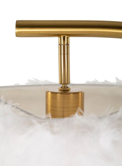 Elegante Bogen-Stehlampe 60x33x170 cm