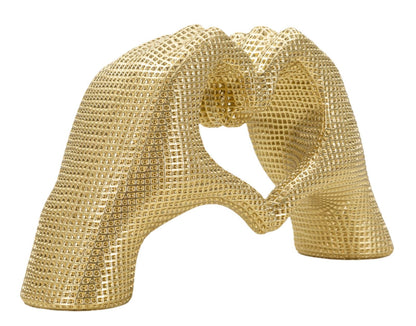 Scultura Lover Gold Cm 25X7,5X13,5 Per Ogni Ambiente Elegante