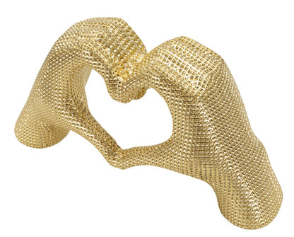 Scultura Lover Gold Cm 25X7,5X13,5 Per Ogni Ambiente Elegante
