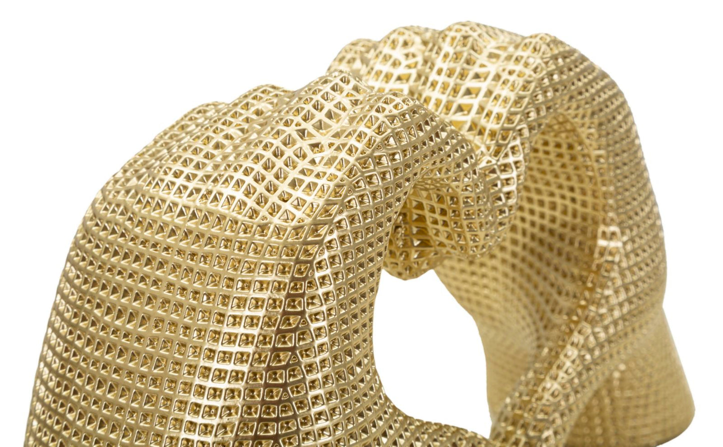 Scultura Lover Gold Cm 25X7,5X13,5 Per Ogni Ambiente Elegante