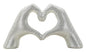 Sculpture Lover Silver Cm 25X7.5X13.5 Elegant Decoration
