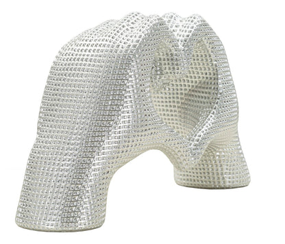 Scultura Lover Silver Cm 25X7,5X13,5 Elegante Decorazione