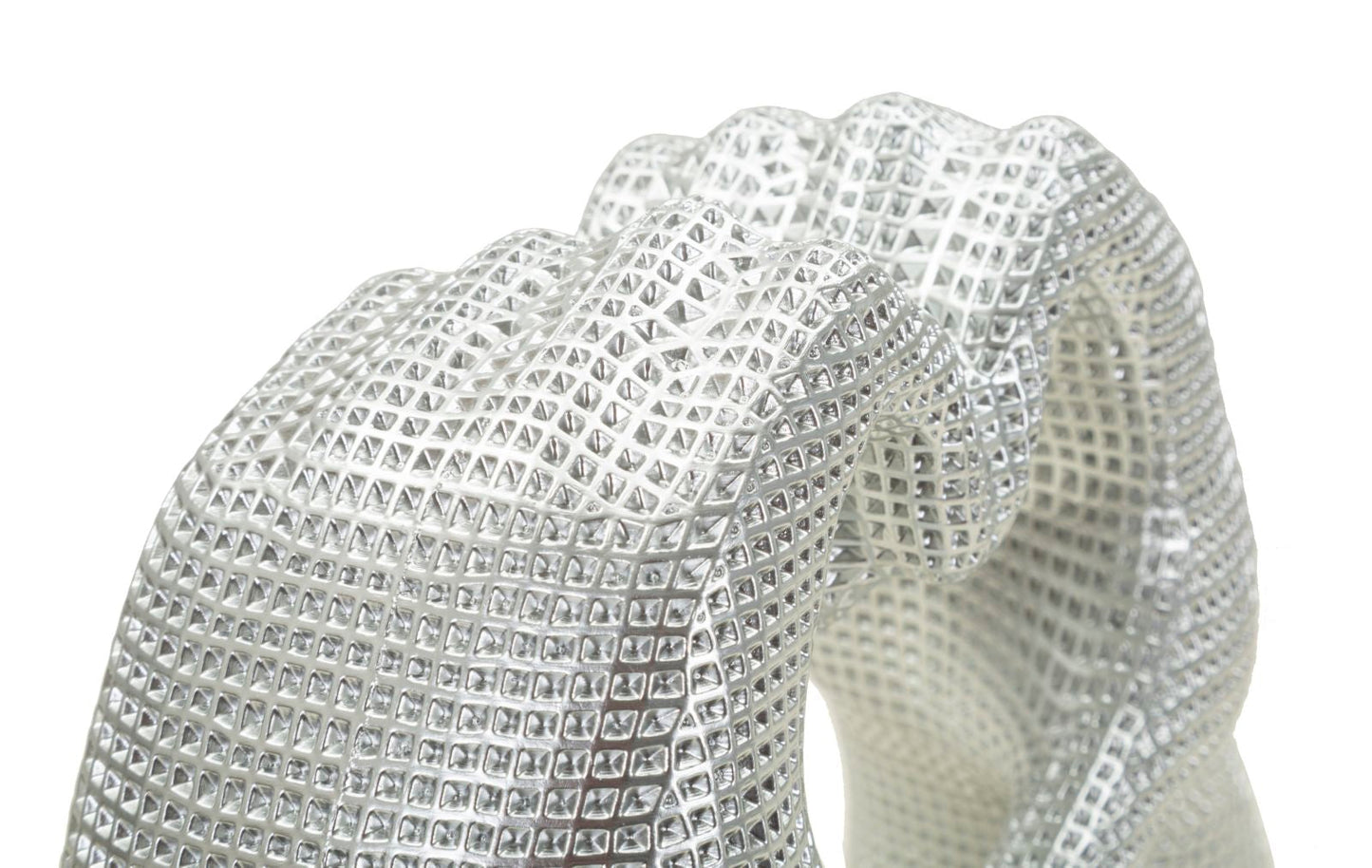 Scultura Lover Silver Cm 25X7,5X13,5 Elegante Decorazione