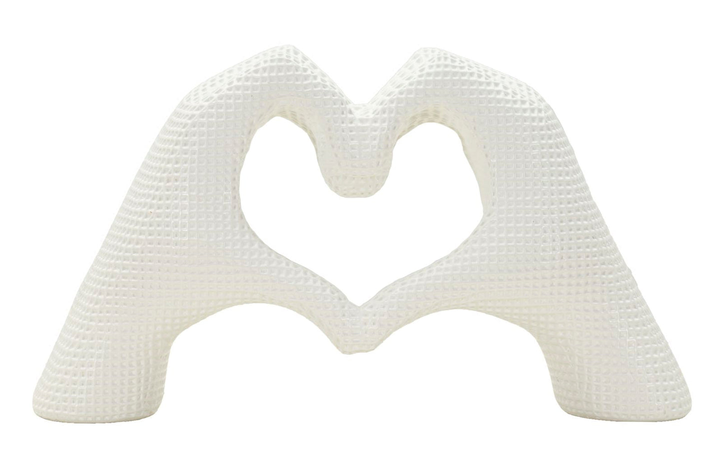Scultura Lover White Cm 25X7,5X13,5 Per Decorare Con Amore
