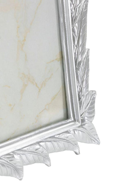 Cornice Leavy Silver Cm 27X2X32,3 Misura Interna Cm 20X25