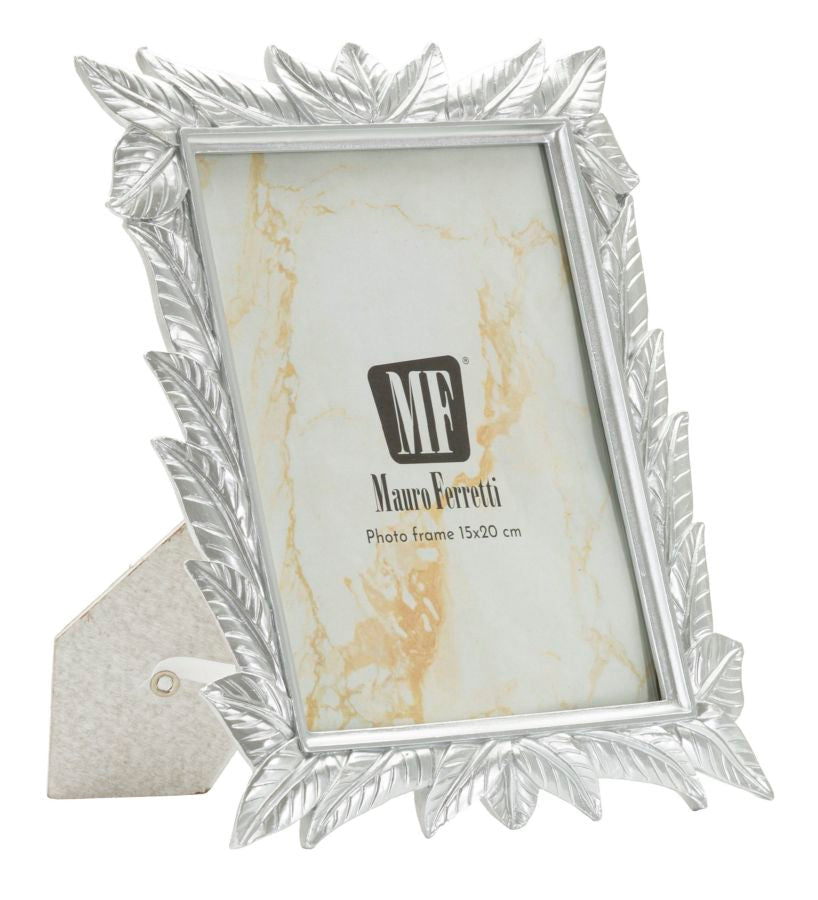 Cornice Leavy Silver Cm 21,2X1,7X26,8 Per Foto Eleganti