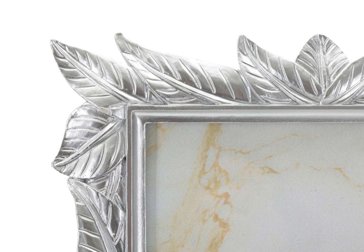 Cornice Leavy Silver Cm 21,2X1,7X26,8 Per Foto Eleganti