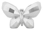 Vase Schmetterling Silber 22,5x8x15 cm Elegantes, einzigartiges Design