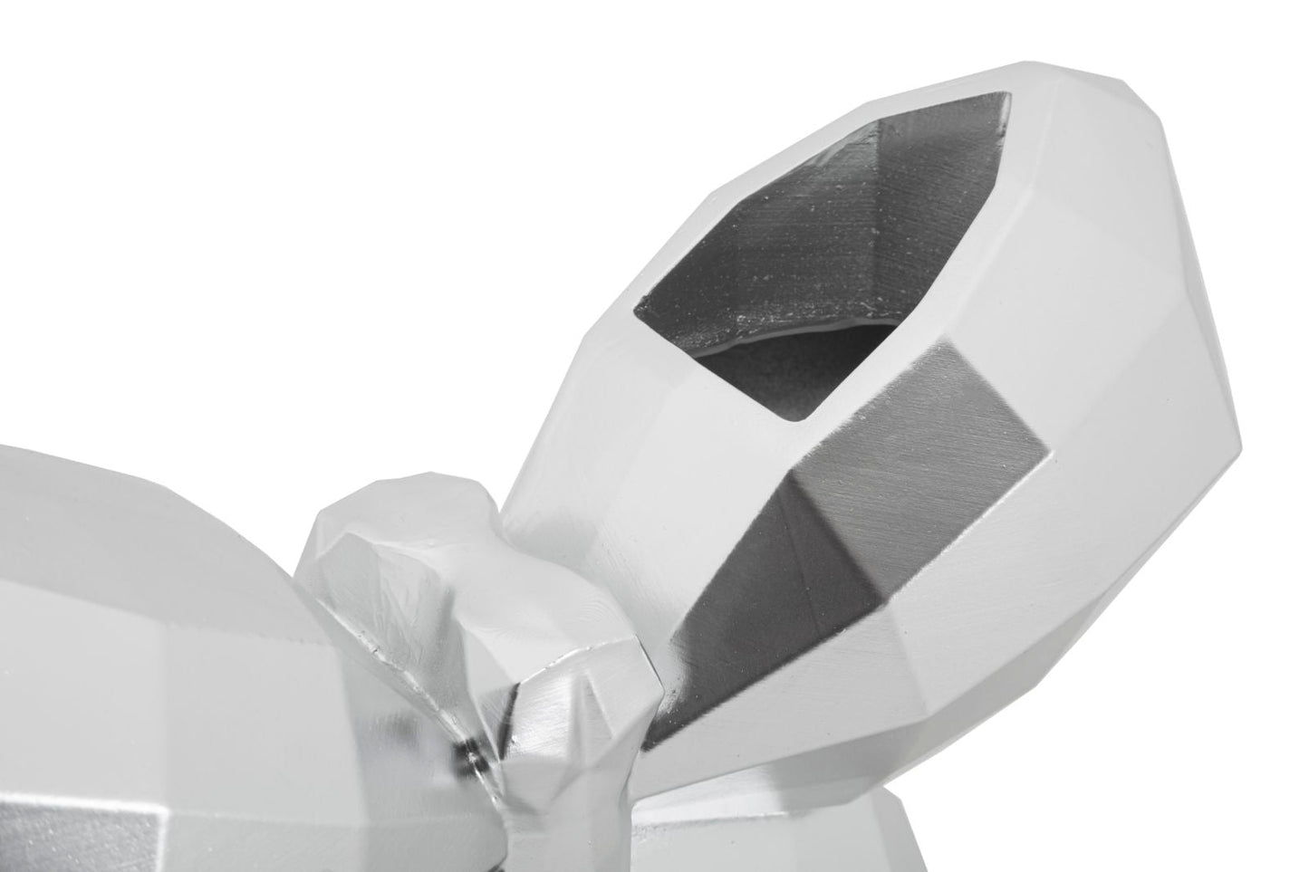 Vaso Butterfly Silver Cm 22,5X8X15 Design Elegante Unico