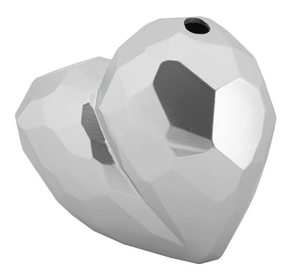 Vaso Heart Silver Cm 19X9X18 Elegante e Moderno