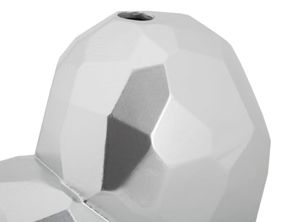 Vaso Heart Silver Cm 19X9X18 Elegante e Moderno