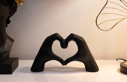 Skulptur Lover Black Cm 25X7,5X13,5 Für liebevolle Dekoration