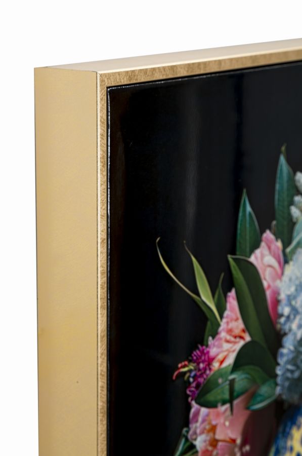 Dipinto su Tela Laccato Moira C/Cornice -B- 52x4x102