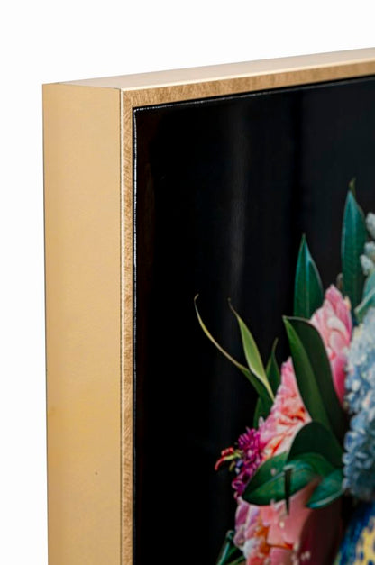 Dipinto su Tela Laccato Moira C/Cornice -B- 52x4x102