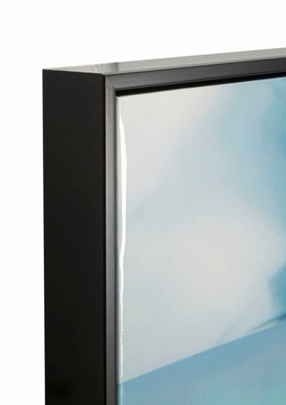 Lackiertes Leinwandgemälde Pam mit Rahmen, 62x4x92 cm, elegant
