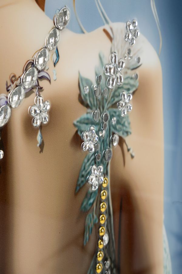 Dipinto Su Tela Laccato Isabel C/Cornice 72X4X102 Elegante