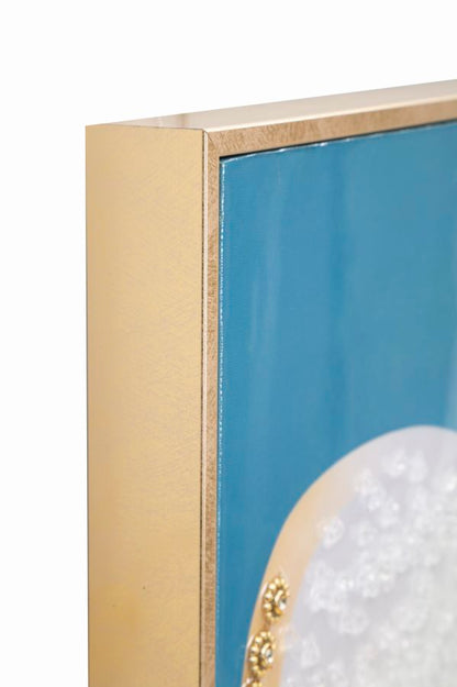 Lackiertes Leinwandbild Dori mit Rahmen -B- Eleganz 62x4x92