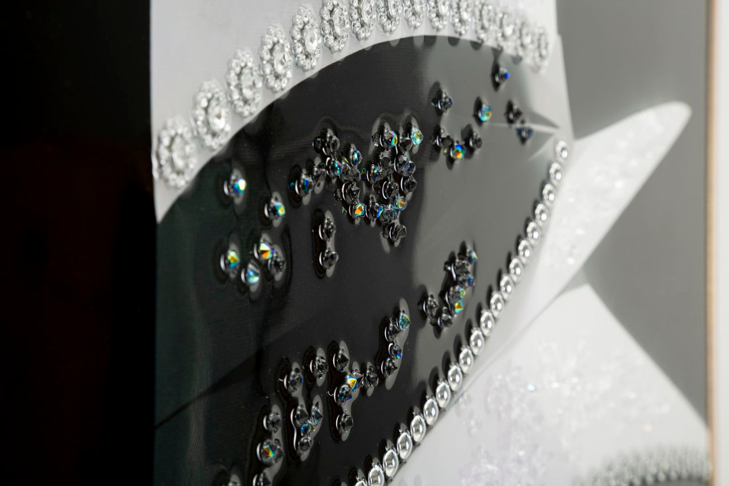 Dipinto Su Tela Laccato Marty C/Cornice -A- Elegante 62X4X92