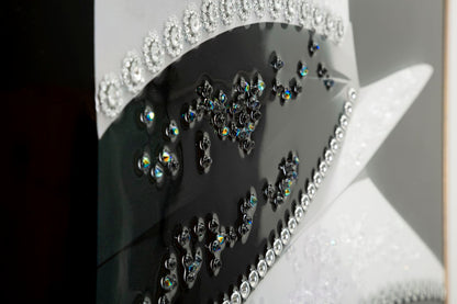 Dipinto Su Tela Laccato Marty C/Cornice -A- Elegante 62X4X92