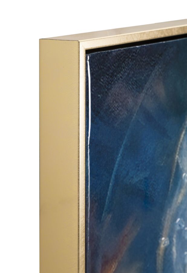 Lackiertes Leinwandbild Jesus mit Rahmen 72x4x102 cm