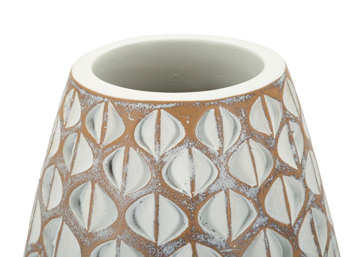 Vaso Resina Tibet Cm Ø 20X45,5 Design Moderno Elegante