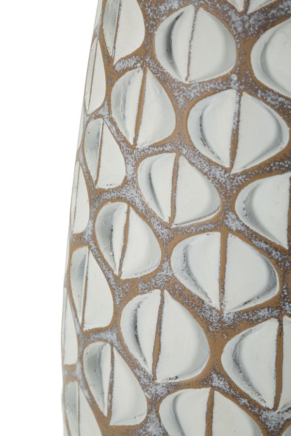 Vaso Resina Tibet Cm Ø 20X45,5 Design Moderno Elegante