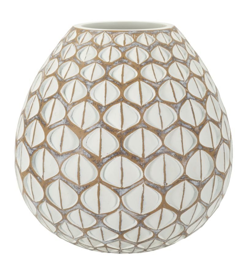 Blumentopf Harz Tibet Ø 27x27 cm Elegantes modernes Design