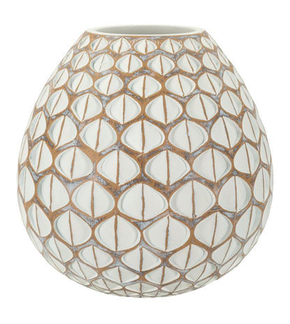 Blumentopf Harz Tibet Ø 27x27 cm Elegantes modernes Design
