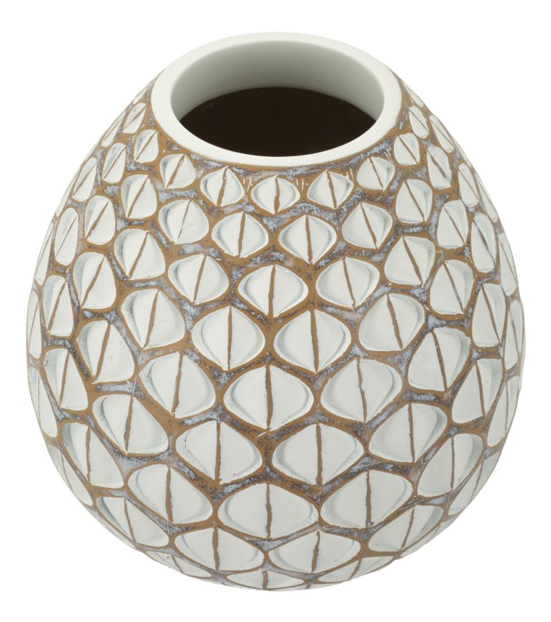Blumentopf Harz Tibet Ø 27x27 cm Elegantes modernes Design