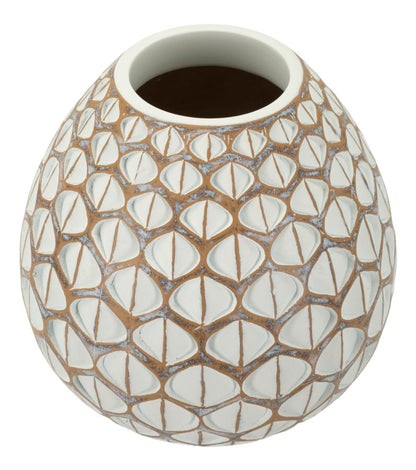Blumentopf Harz Tibet Ø 27x27 cm Elegantes modernes Design