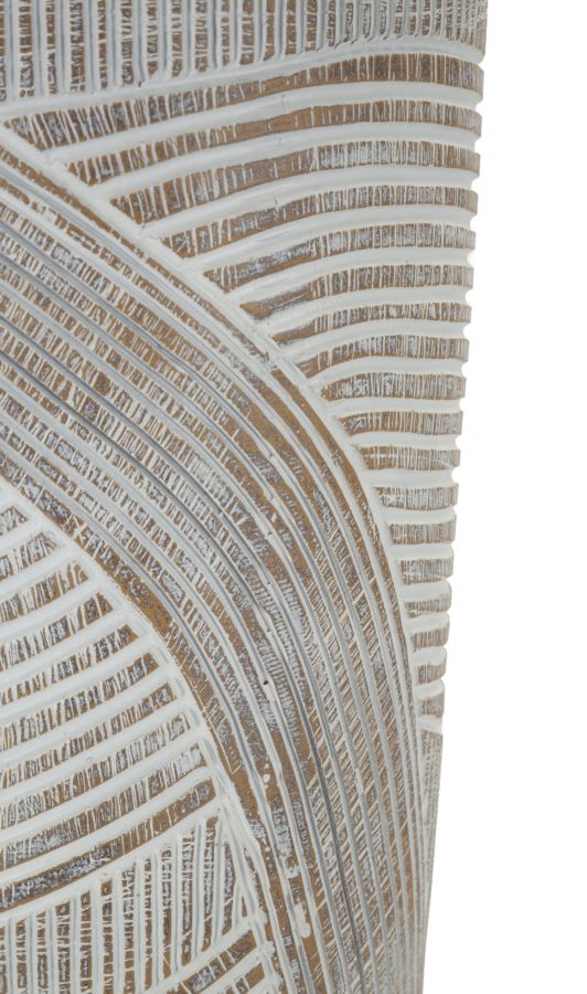 Vaso Resina Woody Cm Ø 19X55 Design Elegante e Versatile