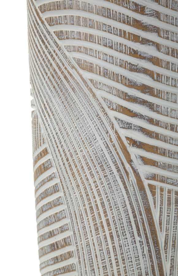 Blumentopf Woody aus Kunstharz, Ø 18x45 cm, für eine elegante Einrichtung