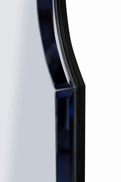 Specchio Da Muro Tangeri Blu Cm 47X1X80 Elegante Design