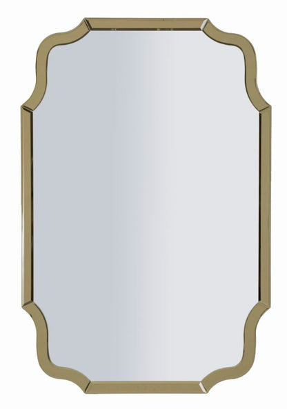 Specchio Da Muro Istanbul Oro Cm 60X1X90 Elegante E Raffinato
