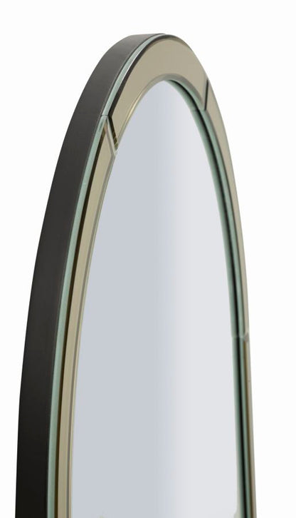 Specchio Da Muro Baku Oro Cm 55X2X150 Elegante Design