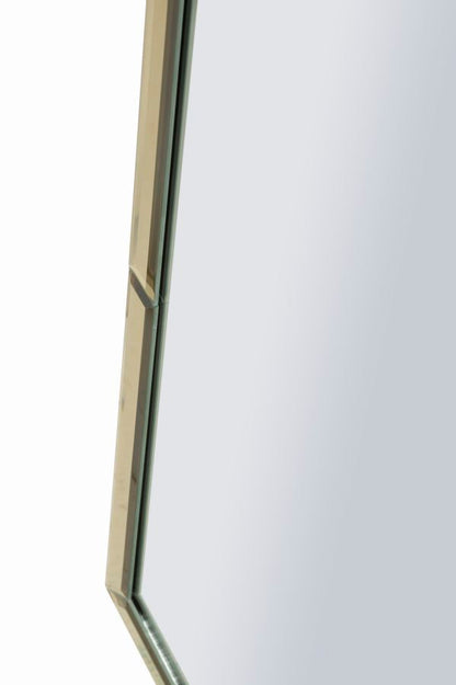 Specchio Da Muro Baku Oro Cm 55X2X150 Elegante Design