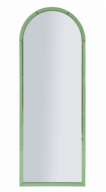 Specchio Da Muro Baku Verde Cm 55X2X150 Design Elegante