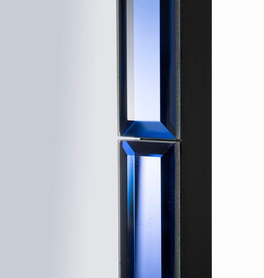 Wandspiegel Berlin Blau 55x2x150 cm Elegant und Modern