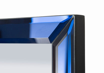 Wandspiegel Berlin Blau 55x2x150 cm Elegant und Modern