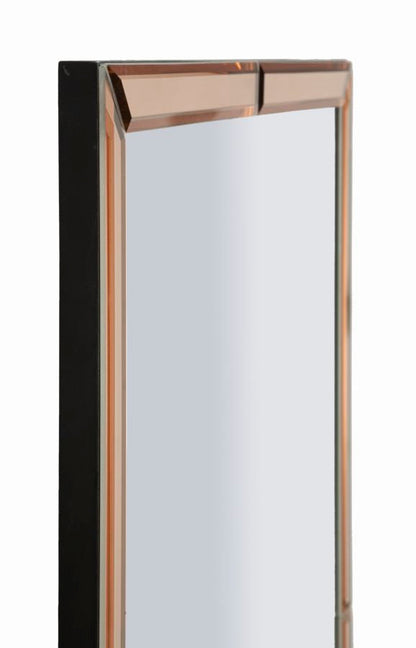 Specchio Da Muro Berlino Rosa Cm 55X2X150 Design Elegante