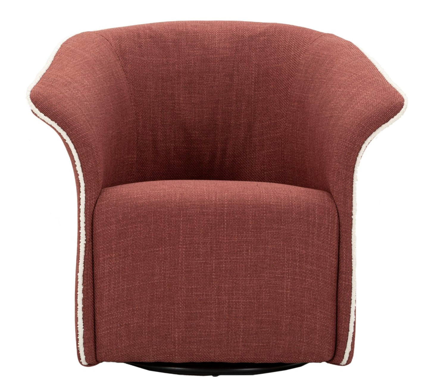 Poltrona Girevole Siena Bordeaux CM 83,5X66X80 Elegante