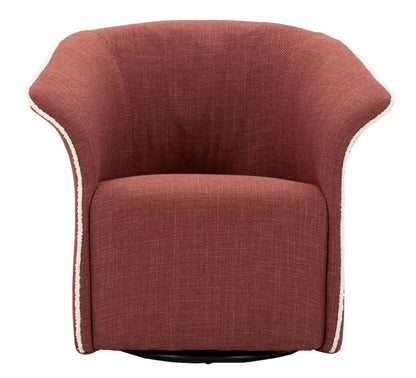 Poltrona Girevole Siena Bordeaux CM 83,5X66X80 Elegante