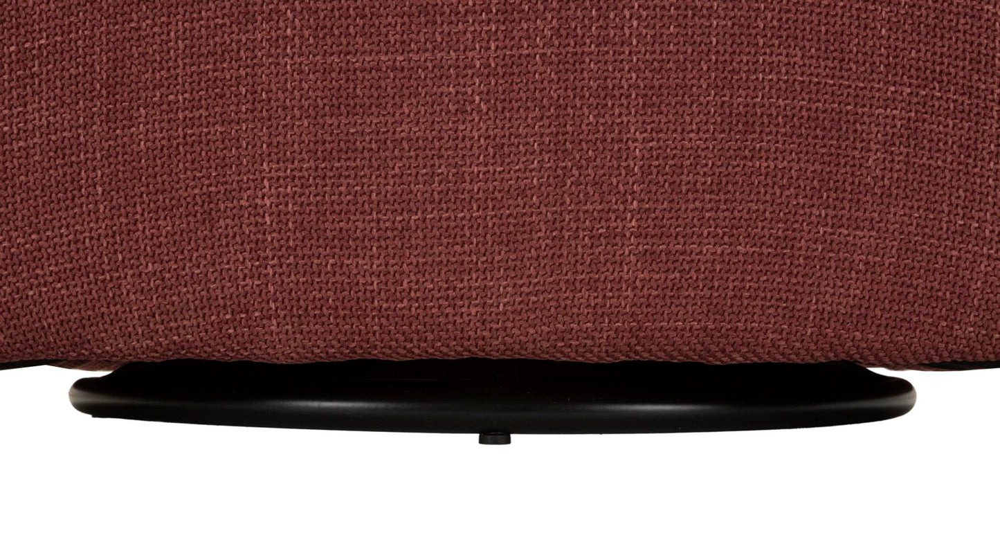 Poltrona Girevole Siena Bordeaux CM 83,5X66X80 Elegante