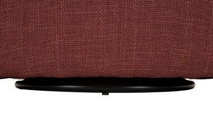 Poltrona Girevole Siena Bordeaux CM 83,5X66X80 Elegante