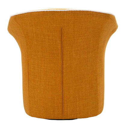 Poltrona Girevole Siena Senape 83,5X66X80 Alta 42 cm